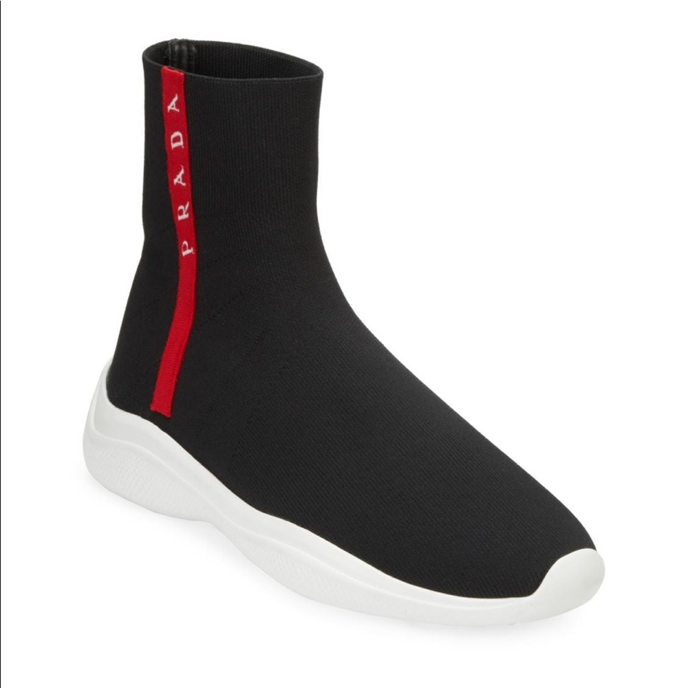 COPY - Prada Logo Sock Sneakers